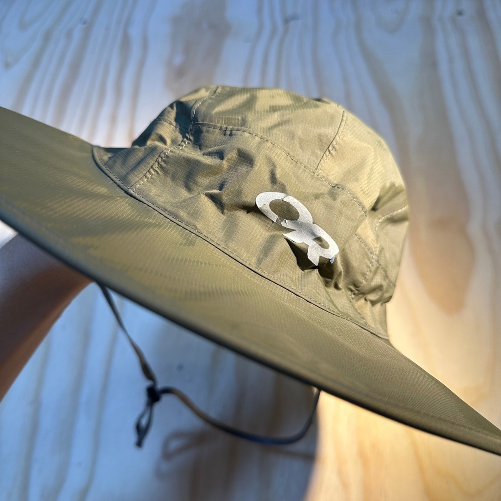 Outdoor Research Seattle Sombrero GORE-TEX Rain Hat Olive Green Large L